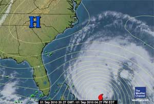 Hurricane Earl Hurricane Earl image from Weather.com